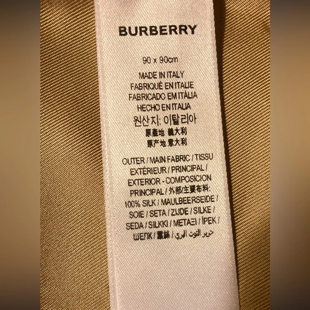 Burberry Silk Scarf 😍 EUC
